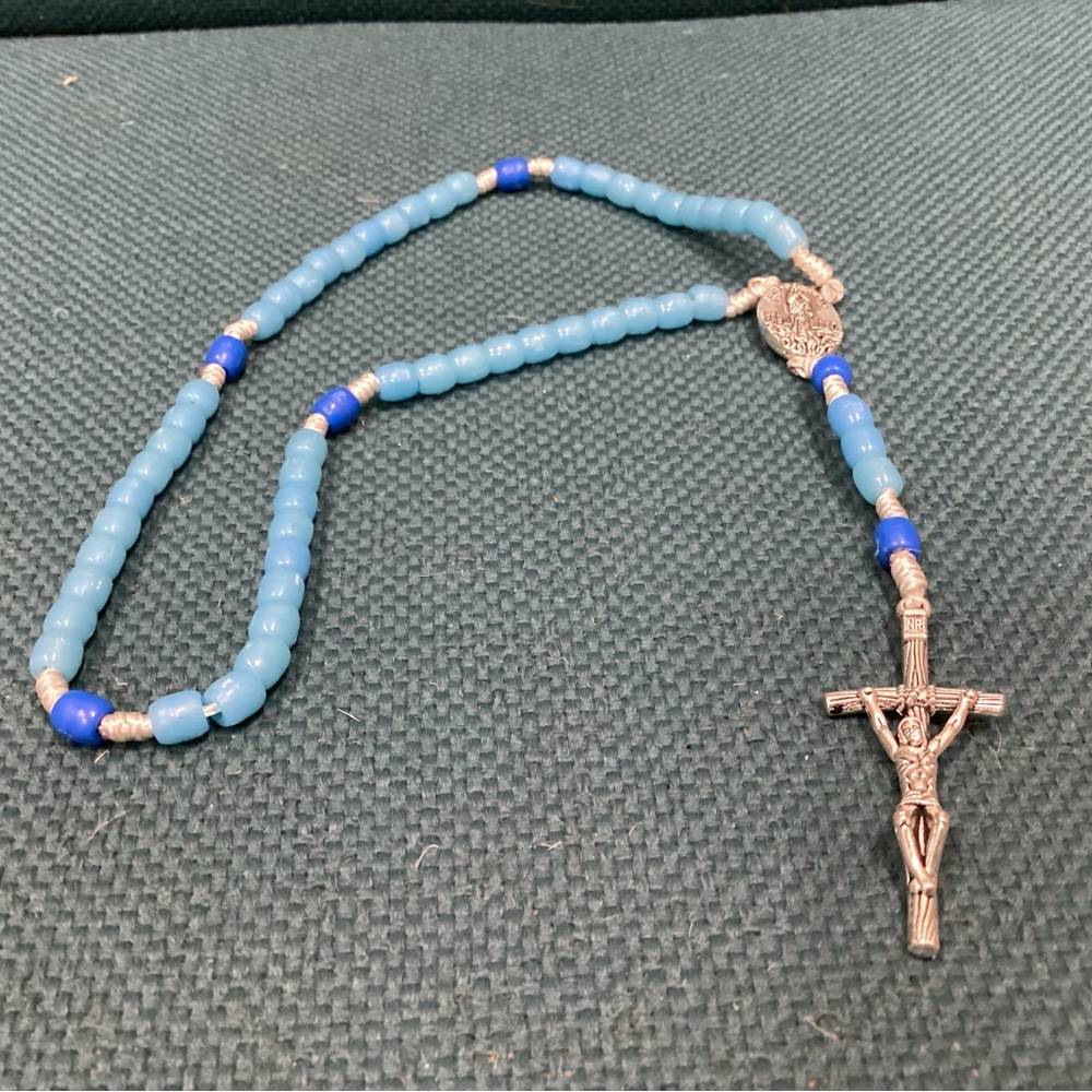 Ocean Bead Rosary- NWOT